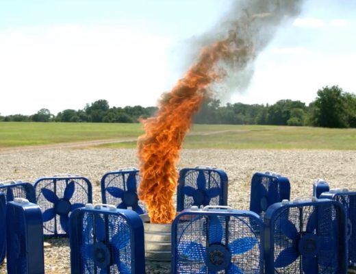 tornade de feu
