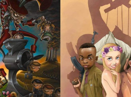 illustrations d'art puissantes