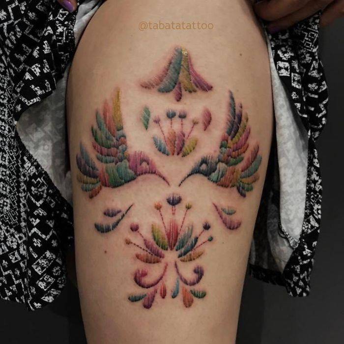 tatouages de broderies