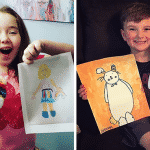 dessins d'enfants en peluches