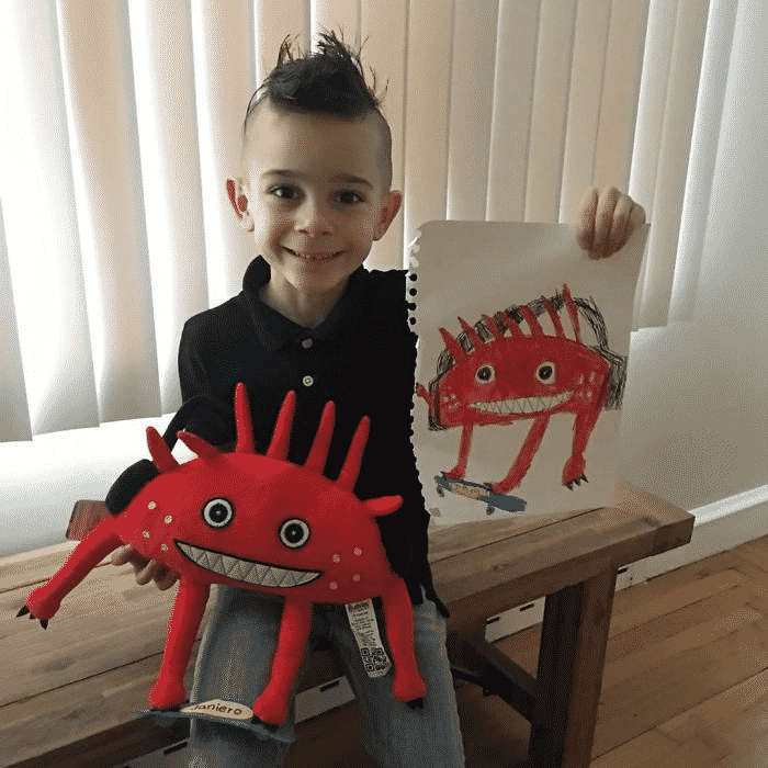 dessins d'enfants en peluches