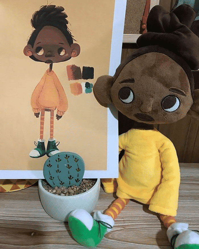 dessins d'enfants en peluches