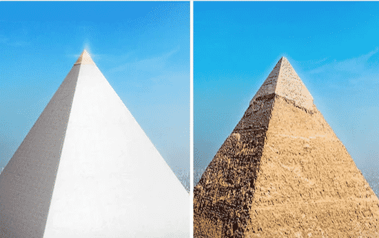 Grafix 8 scies sauteuses 2700 Pièces 8 merveilles du monde antique pyramide GYZA Egypte 