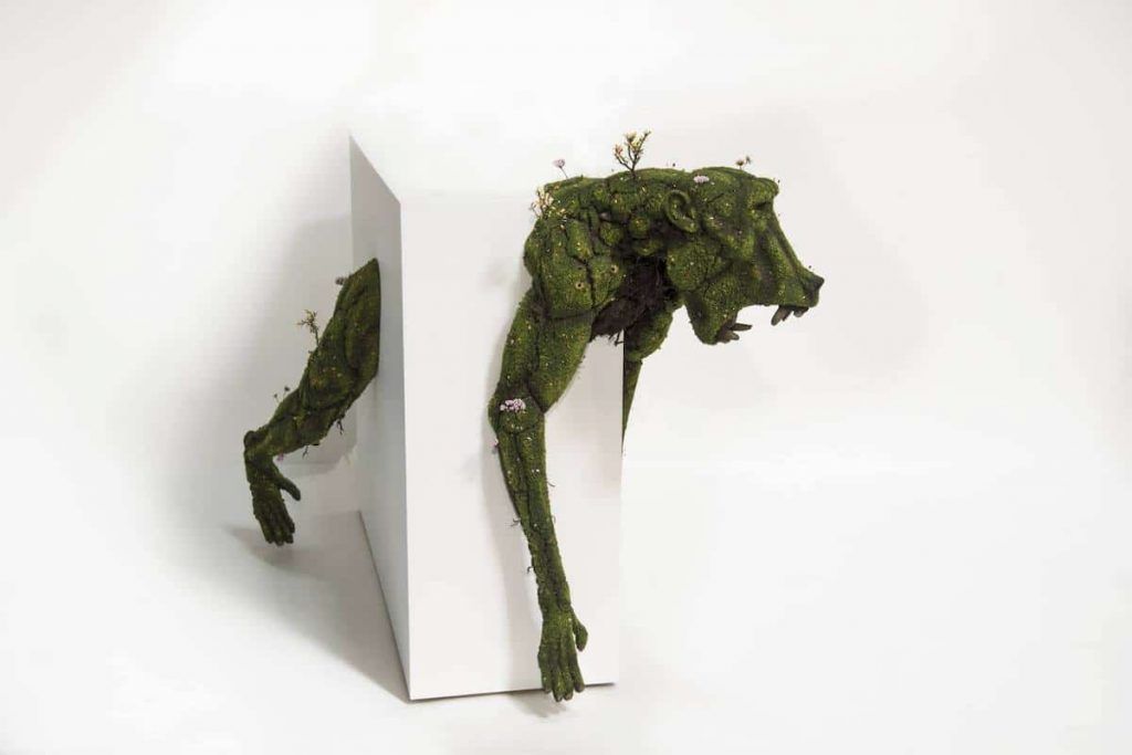 sculptures de plantes