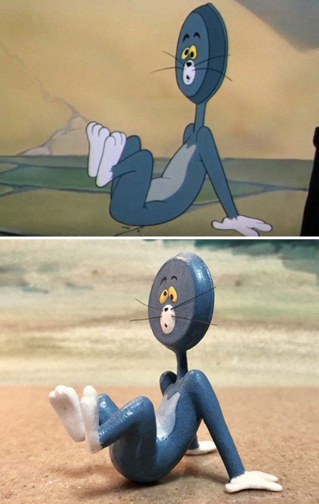 Tom et Jerry en sculptures