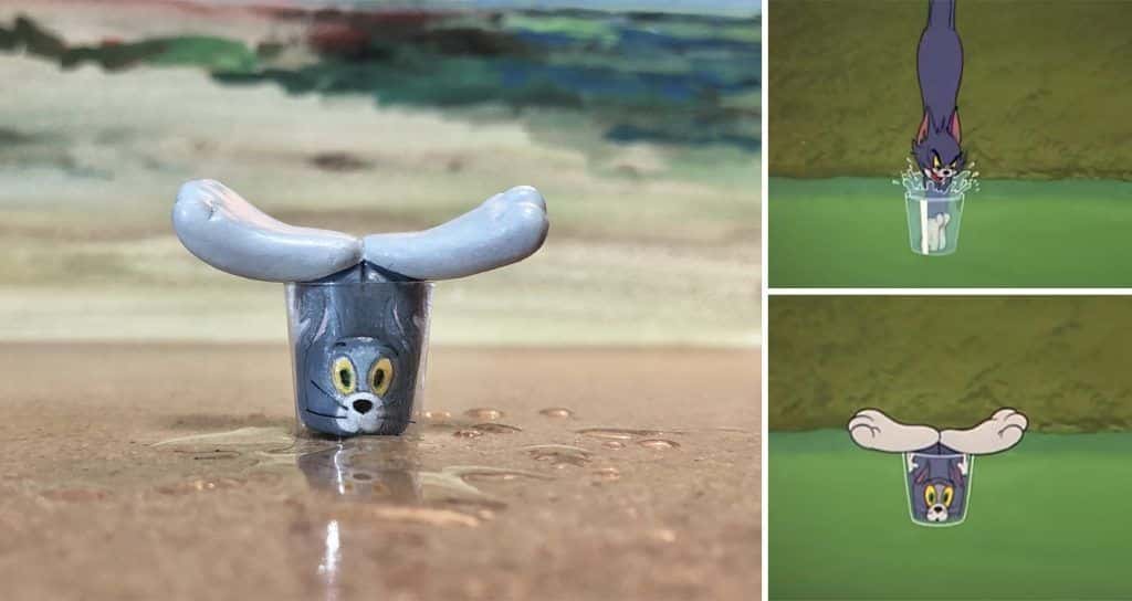 Tom et Jerry en sculptures