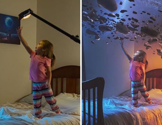 avant et après Photoshop