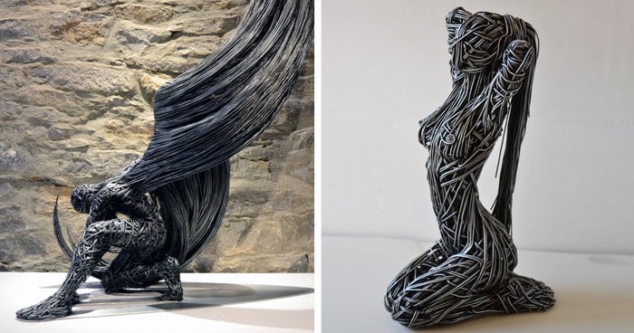 sculptures en fil de fer