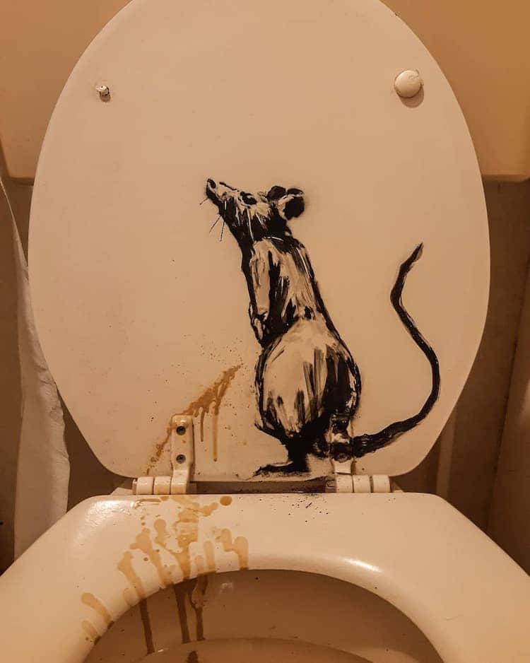 salle de bain Banksy