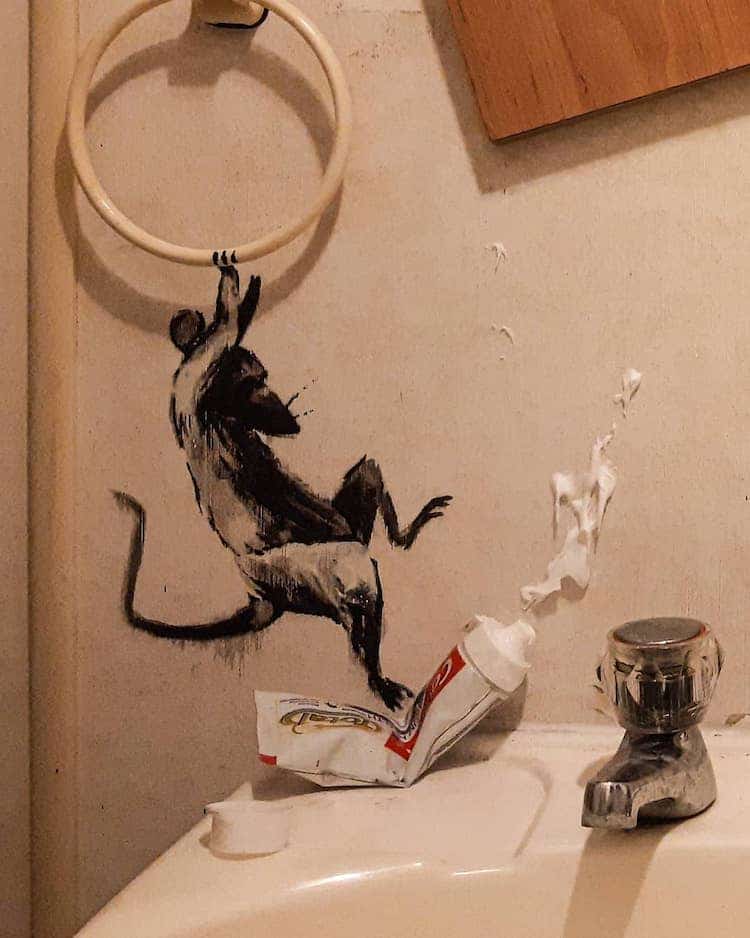 salle de bain Banksy