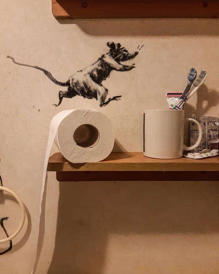 salle de bain Banksy
