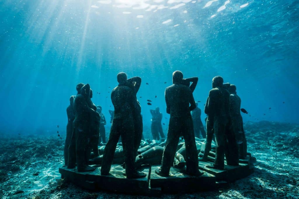sculpture sous-marine 