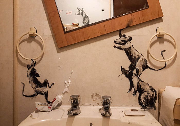 salle de bain Banksy