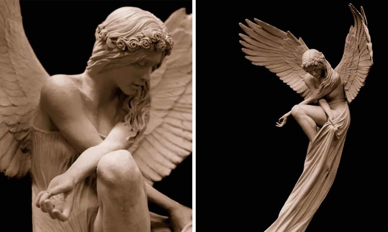 sculpture d'ange