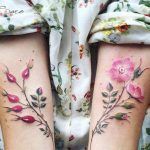 tatouages floraux