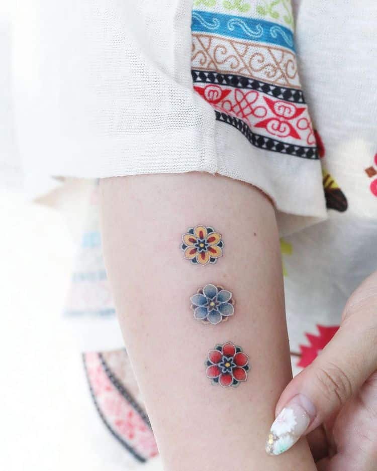 tatouages d'art traditionnel coréen