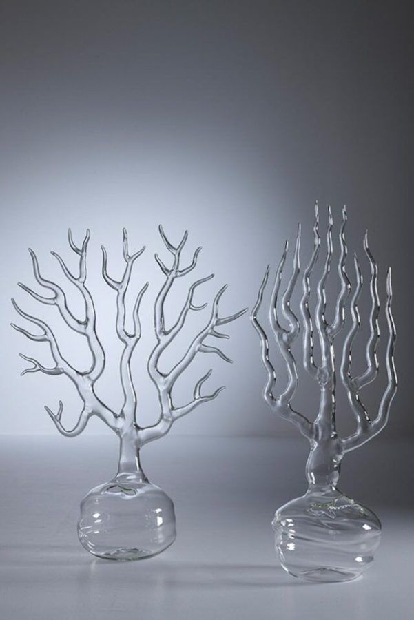  sculptures en verre soufflé