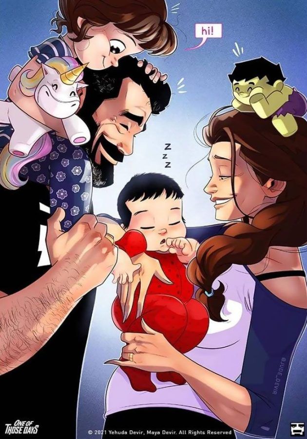 La famille Devir a accueilli son fils dans le monde, voici comment ça se passe dans 17 bandes dessinées amusantes