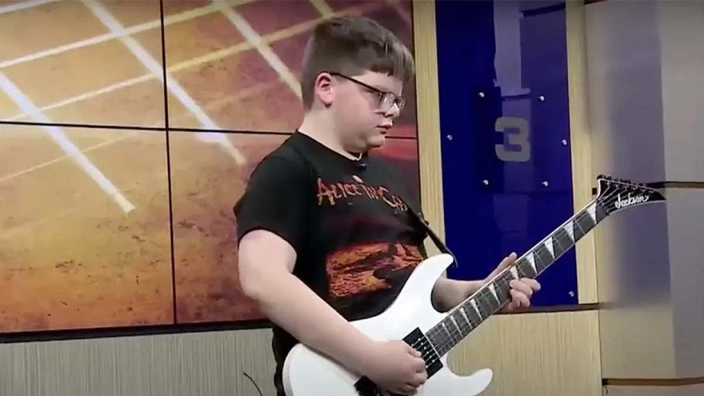 guitariste de 11 ans